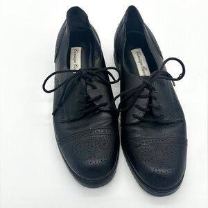 Carriage Court Womens Leather Shoes - Stephen - Oxford - Size 8